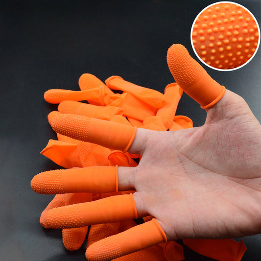 40pcs, Reusable Anti-static Finger Cover - Wear-resistant Non-slip Rubber Fingertip Protection Gloves