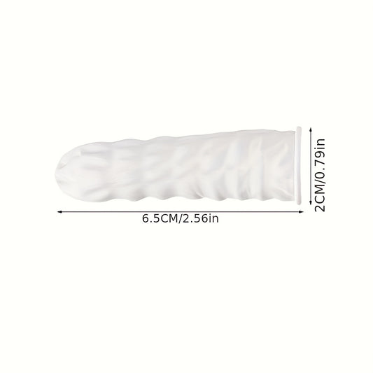 300pcs Disposable Finger Cover Latex Finger Cover Thickened High Elastic Rubber Finger Cover Finger Protection Finger Hygiene Finger Isolation Finger Care Home Bag Finger Cover Gloves