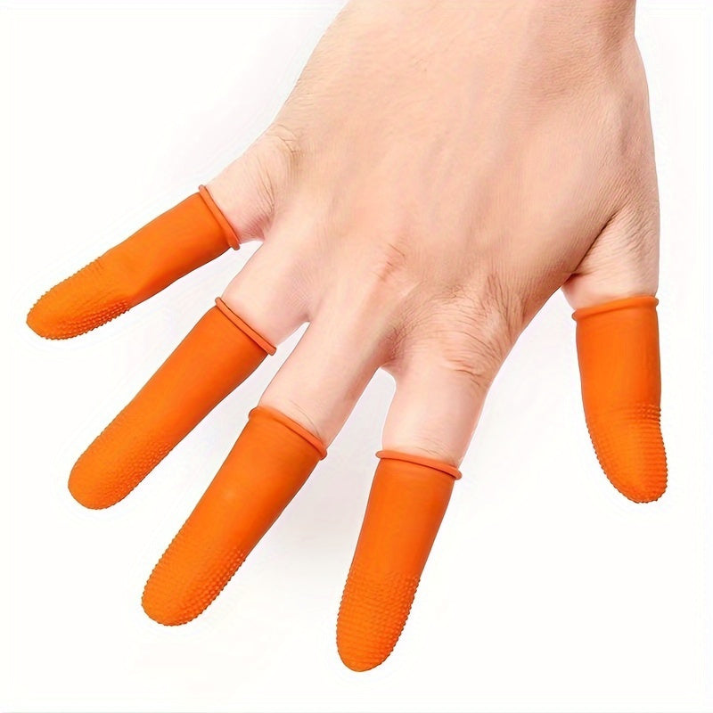 40pcs, Reusable Anti-static Finger Cover - Wear-resistant Non-slip Rubber Fingertip Protection Gloves