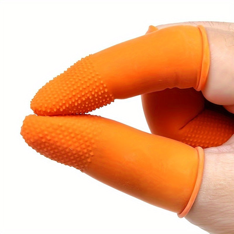40pcs, Reusable Anti-static Finger Cover - Wear-resistant Non-slip Rubber Fingertip Protection Gloves